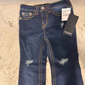 True Religion kids Dark Blue Straight Leg Jeans